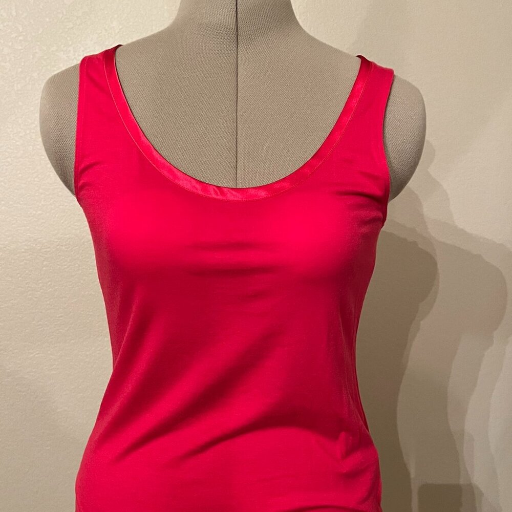 Banana Republic Luxe Touch Hot Pink Tank